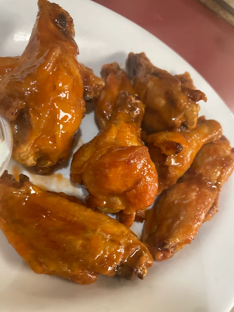 Buffalo wings at Pecorino's Pizzeria